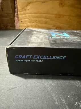 Nestour Neon Light for Tesla - Blue and Black Accent